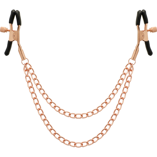 COQUETTE CHIC DESIRE - FANTASY METAL NIPPLE CLIPS WITH CHAIN