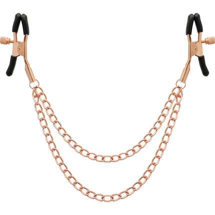 COQUETTE CHIC DESIRE - FANTASY METAL NIPPLE CLIPS WITH CHAIN