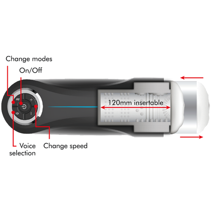 JAMYJOB - MILKER STROKER UP AND DOWN FUNCTION