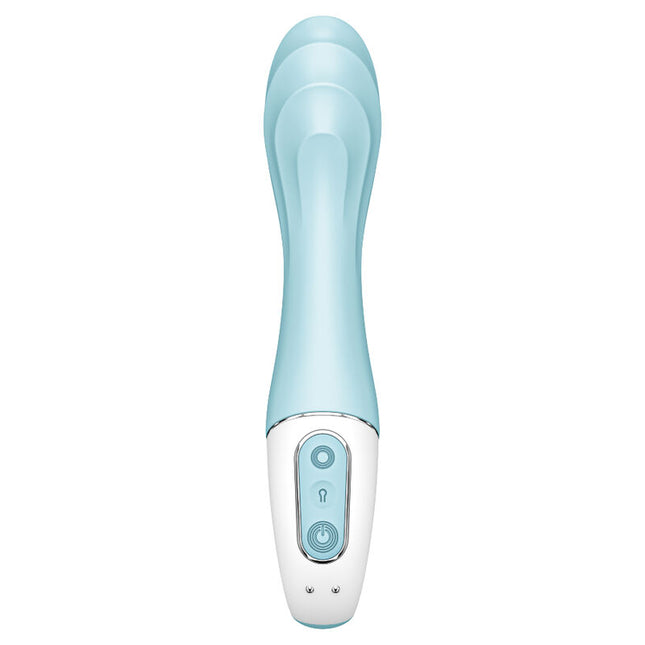 SATISFYER - AIR PUMP VIBRATOR 5+ INFLATABLE G-SPOT VIBRATOR APP BLUE