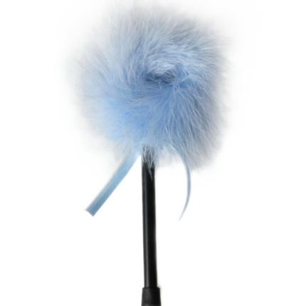 SECRETPLAY - LIGHT BLUE MARABOU DUSTER