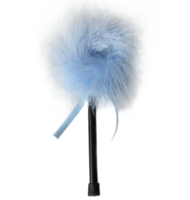 SECRETPLAY - LIGHT BLUE MARABOU DUSTER