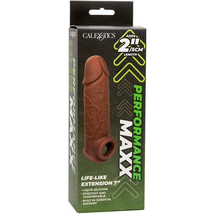 CALEXOTICS - PERFORMANCE MAXX LIFE-LIKE EXTENSION 7 BROWN SKIN