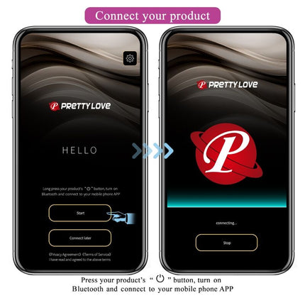 PRETTY LOVE - BAIRD G-SPOT 12 VIBRATIONS RECHARGEABLE LILA APP