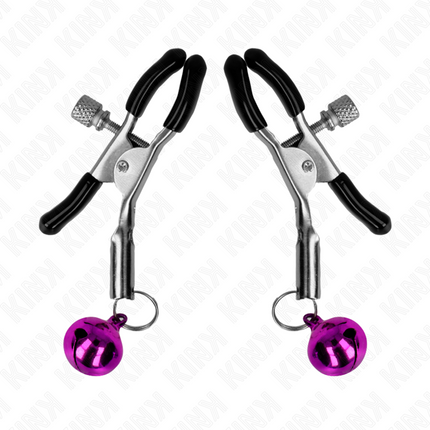 KINK - PURPLE SINGLE BELL NIPPLE CLAMP 6 CM