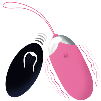 INTENSE - FLIPPY II VIBRATING EGG WITH REMOTE CONTROL PINK
