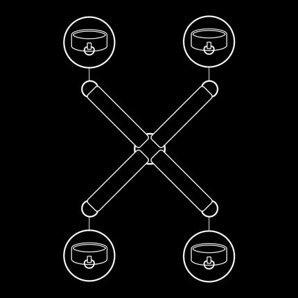 FETISH SUBMISSIVE - VEGAN LEATHER HANDCUFF UNION