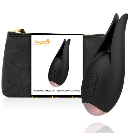 COQUETTE CHIC DESIRE - CLITORIAL STIMULATOR BLACK / GOLD FLOWER