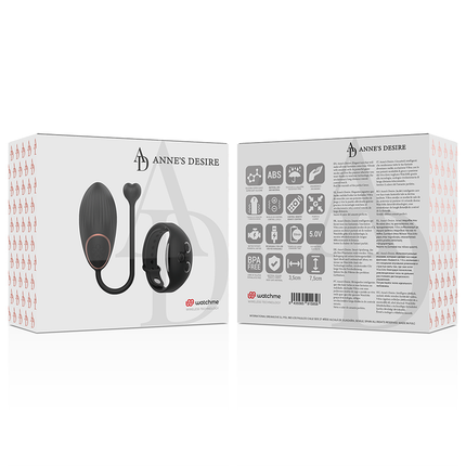 ANNE'S DESIRE - EGG REMOTE CONTROL TECHNOLOGY WATCHME BLACK